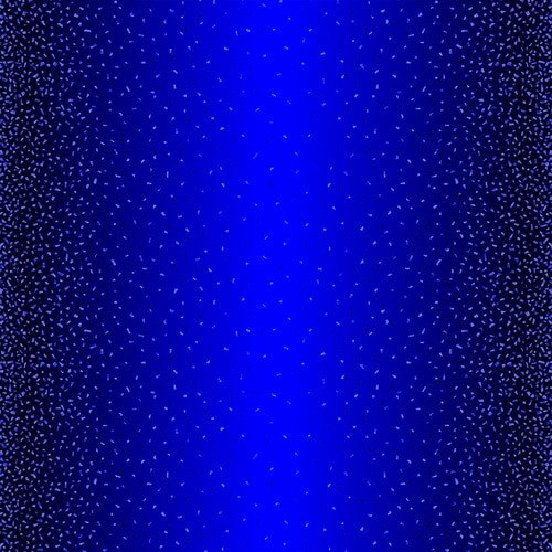Dizajnérska bavlna ombre obojstranná bordúra perleťová potlač (Modrá)