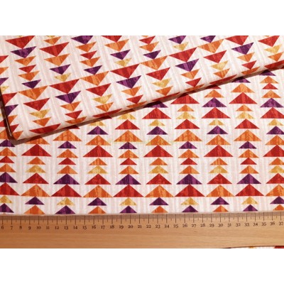 Dizajnérska bavlna plátno trojuholníky