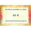 Darčeková poukážka na nákup v hodnote 20 eur (20 eur)