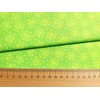 Dizajnérska bavlna plátno hviezdičky mramor (zelená svetlá)
