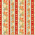 Dizajnérska bavlna jeseň tekvičky listy v pásoch