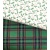 Bavlnené plátno bavlna káro zelené škótske káro II.akost