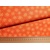 Dizajnérska bavlna plátno hviezdičky mramor (oranžová)