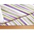 Dizajnérska bavlna plátno fialový šikmý prúžok nepravidelný