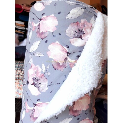 Softshell s barančekom 2,25m (Kvety na šedom)