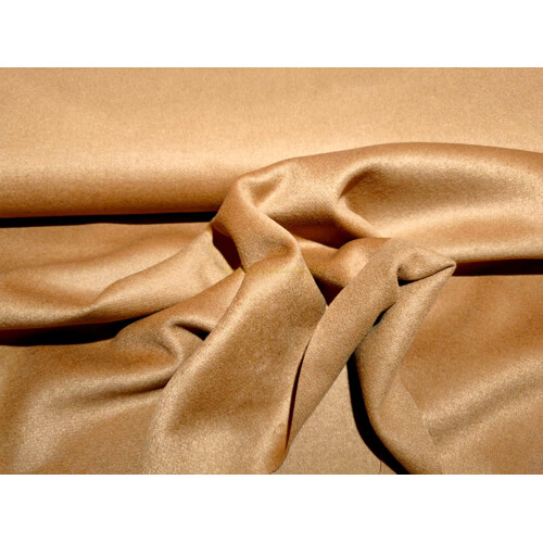 Vlnený flauš svetlohnedý (camel) – kvalitná kabátovina | Kreativcentrum Margo