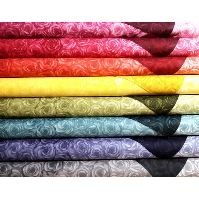 Balíček dizajnérskych bavlnených látok na patchwork ombre 8x 20cm