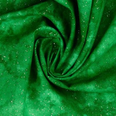 Bavlnené plátno bavlna mramor strieborná potlač (Zelená)