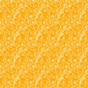 Dizajnérska bavlna plátno plásty med včelár (Plásty žlté)
