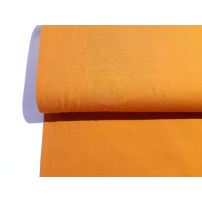 Bavlnený úplet UNI č.47 (oranžové kari)
