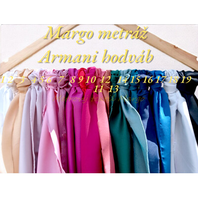 Armani - umelý hodváb (5 - púdrová)