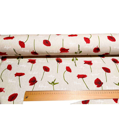 Dekoračka režná vlčie maky