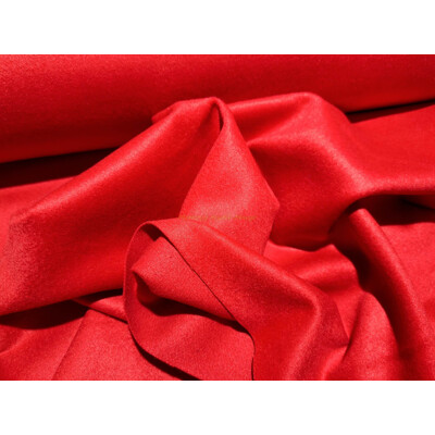 Vlnený flauš červený – kvalitná kabátovina | Kreativcentrum Margo