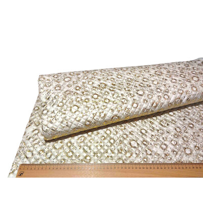 Krémovo-zlatý luxusný prešiv | Kreativcentrum Margo