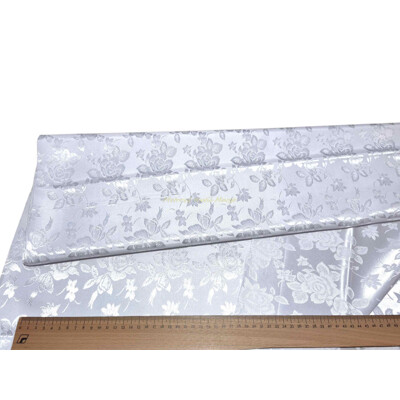 Biely brokát na svadobné kroje | Kreativcentrum Margo