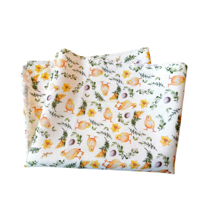 Veľkonočná teflónová štóla | Kuriatka a narcisy | Kreativcentrum Margo