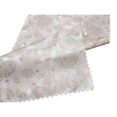 Vanilkovo-zlatá žakárová štóla na Veľkú noc | Kreativcentrum Margo