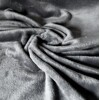 Šedý flanel fleece  Obojstranne huňatý  Margo