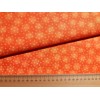 Dizajnérska bavlna plátno hviezdičky mramor (oranžová)