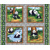 Bavlnený panel panda