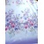 Silky bordúrová šatovka kaly kvety fialová
