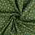 Bavlnené plátno vianočná bavlna cezmína bodky vianoce zlatá potlač (Zelená)