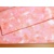 Dizajnérska bavlna plátno mramor papraď (Ružová)