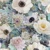 Dizajnérska bavlna plátno digitálna potlač kvety