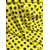 Silky elastická vzdušná šatovka bodky (Modré na žltej)