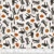 Prémiová dizajnová bavlna Windham Fabrics z kolekcie Hallow's Eve s elegantným halloweenskym motívom čiernych mačiek a oranžových tekvíc na sivom mramorovom podklade – metrový textil Kreativcentrum Margo.