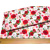 Prémiová dizajnová bavlna Blank Quilting z kolekcie La Vie en Rose s romantickým motívom červených, ružových a marhuľových ruží s motýľmi, ideálna na luxusný patchwork a dekorácie – metrový textil Kreativcentrum Margo.